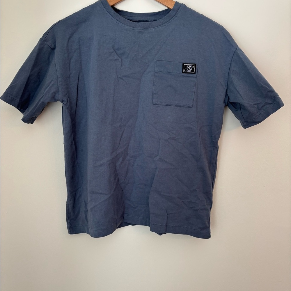 Old Navy Blue Short Sleeve Tee Soft Cotton Crew Neck